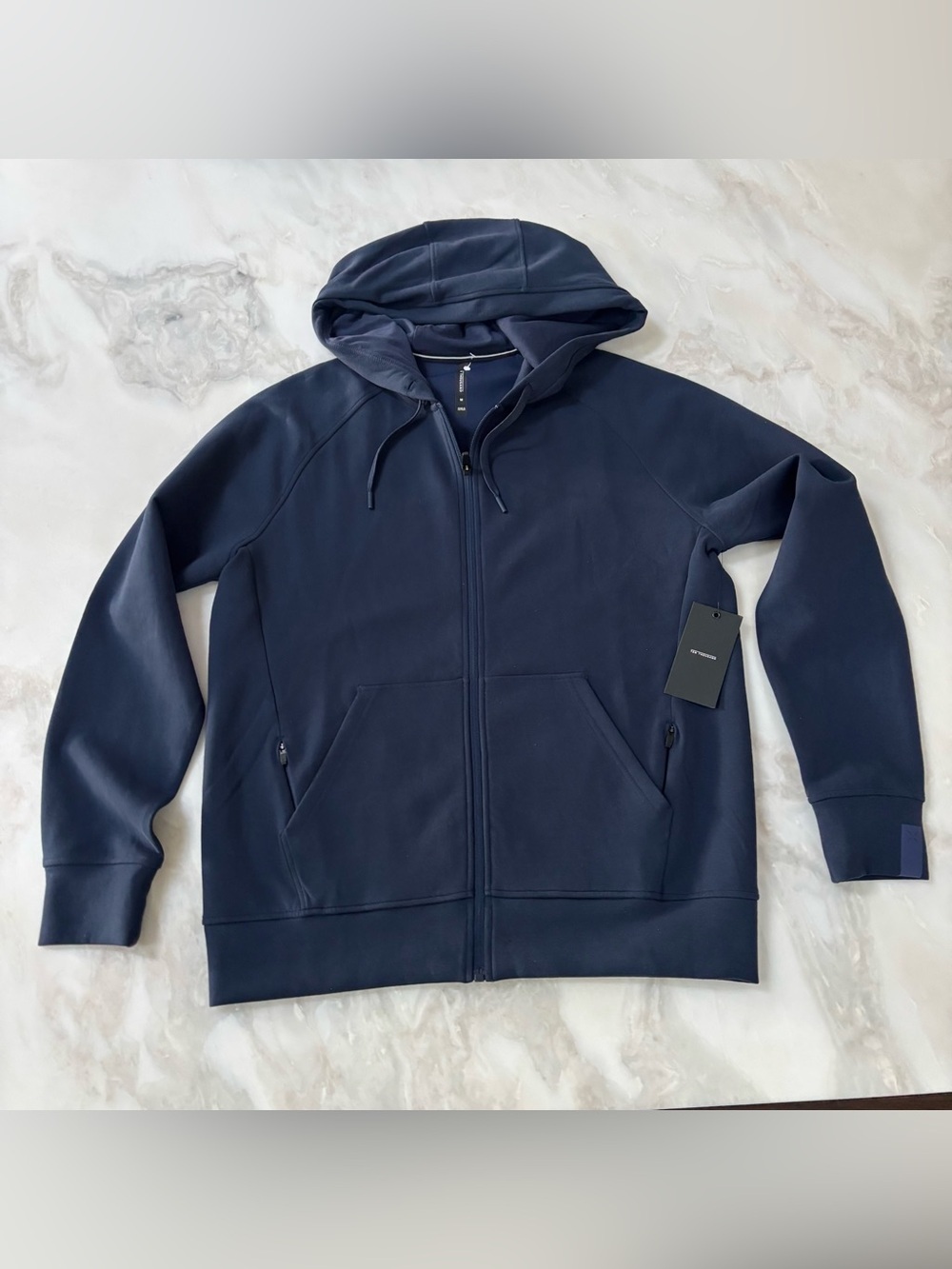 Ten Thousand Men’s Midweight Tech Full Zip Hoodie Size Medium Blue New